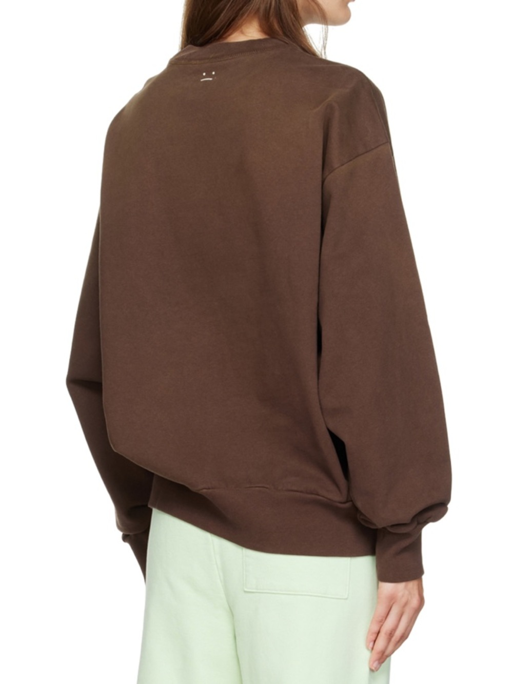 Acne Studios Brown Garment-Dyed Sweatshirt - Picture 3 of 6